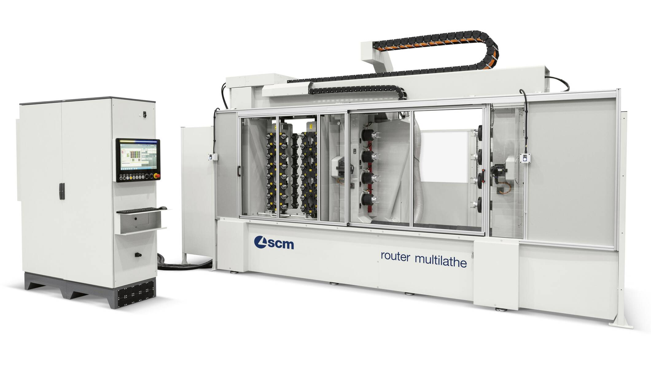 Machine photo router multilathe