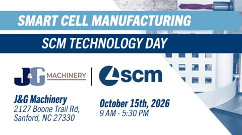 Smart Cell Manufacturing SCM Technology Day
